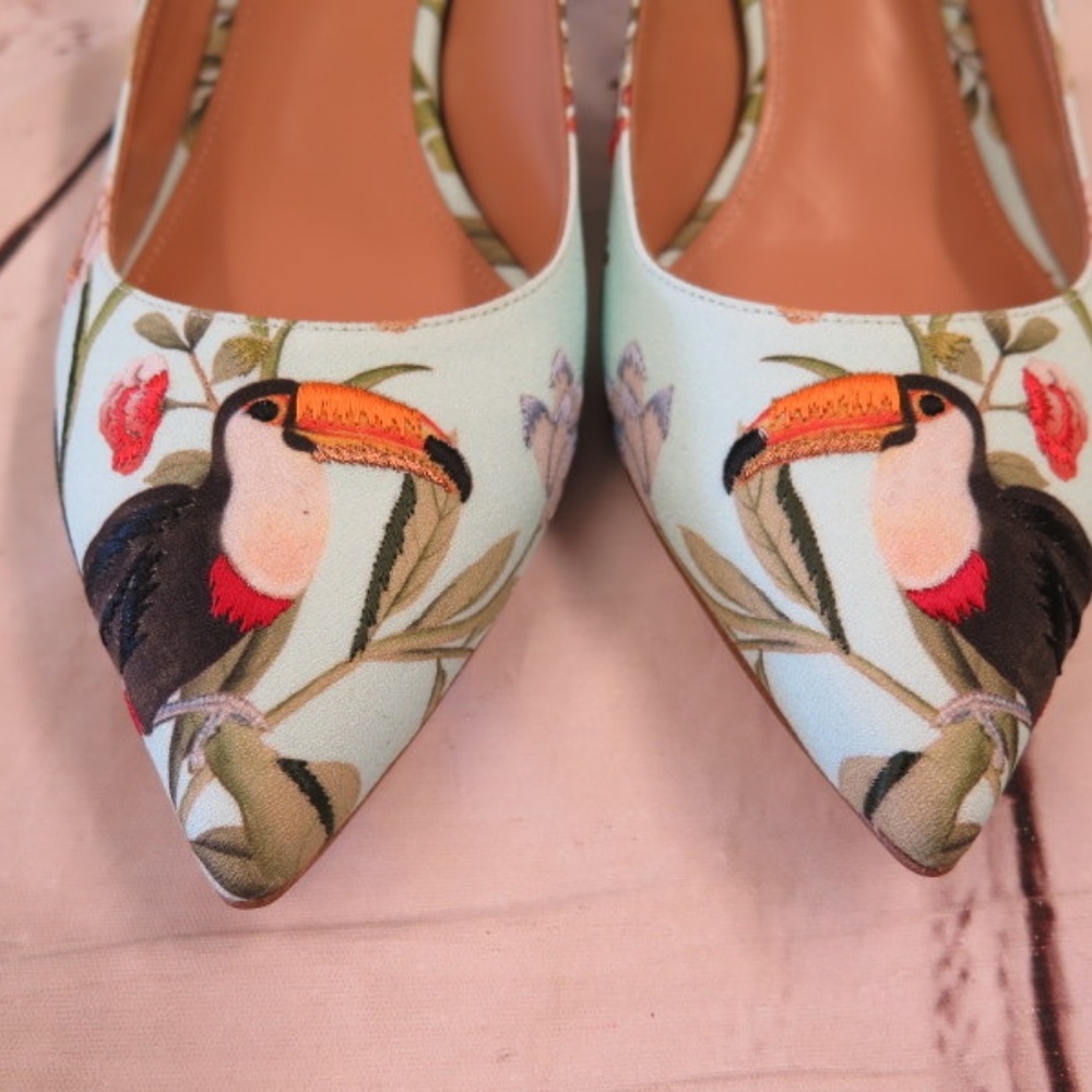 Aquazzura Amazonia de Gournay Slingback Pump - Picture 2 of 8